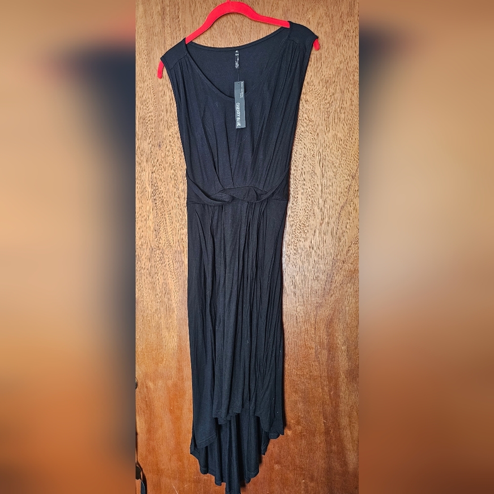 Elegant Black Sleeveless Dress